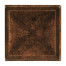 Dark crotch walnut square lamp table