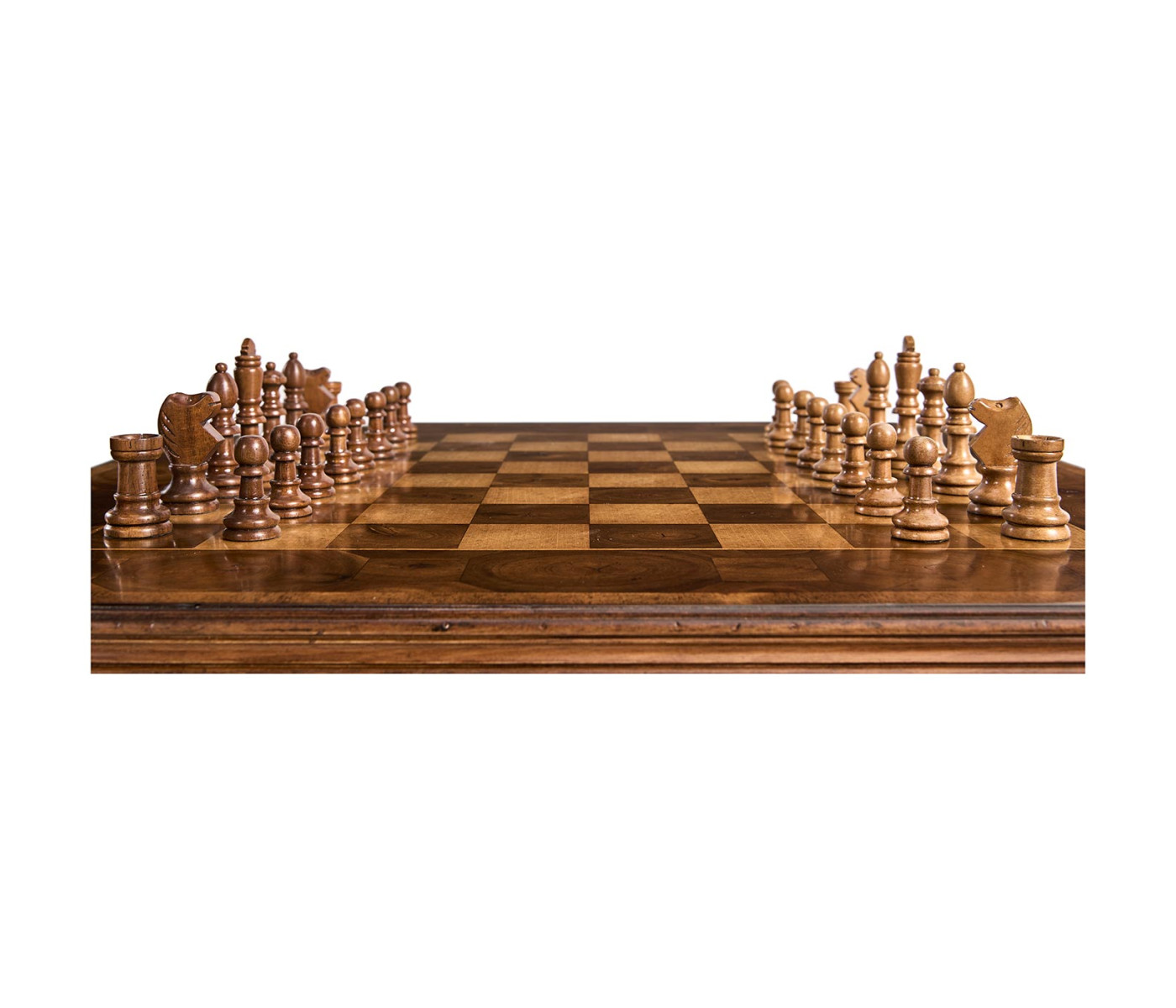 Oyster Veneer Games Table