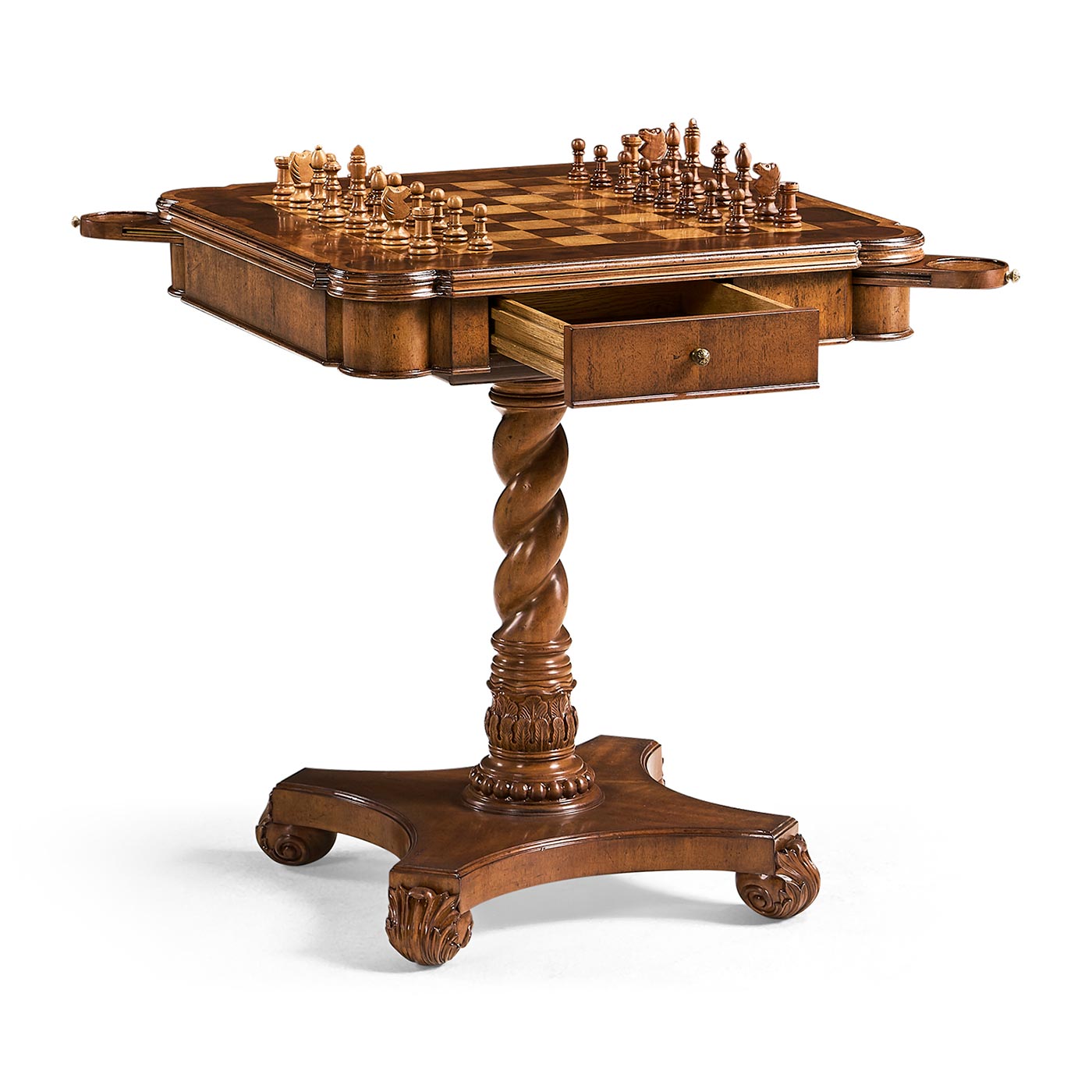 Oyster Veneer Games Table