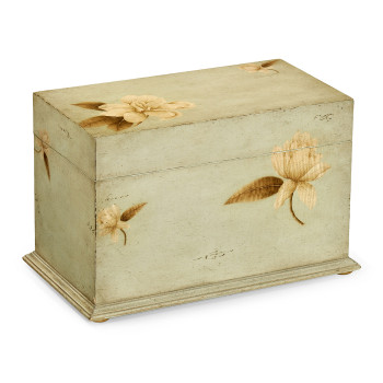 Painted Floral Rectangular Box