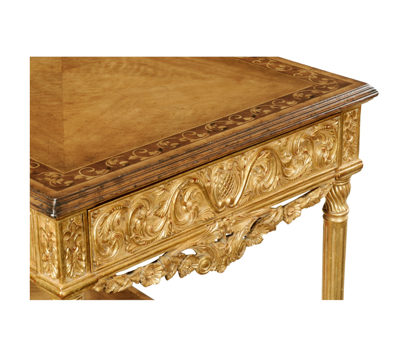 Louis XIV style rectangular side table