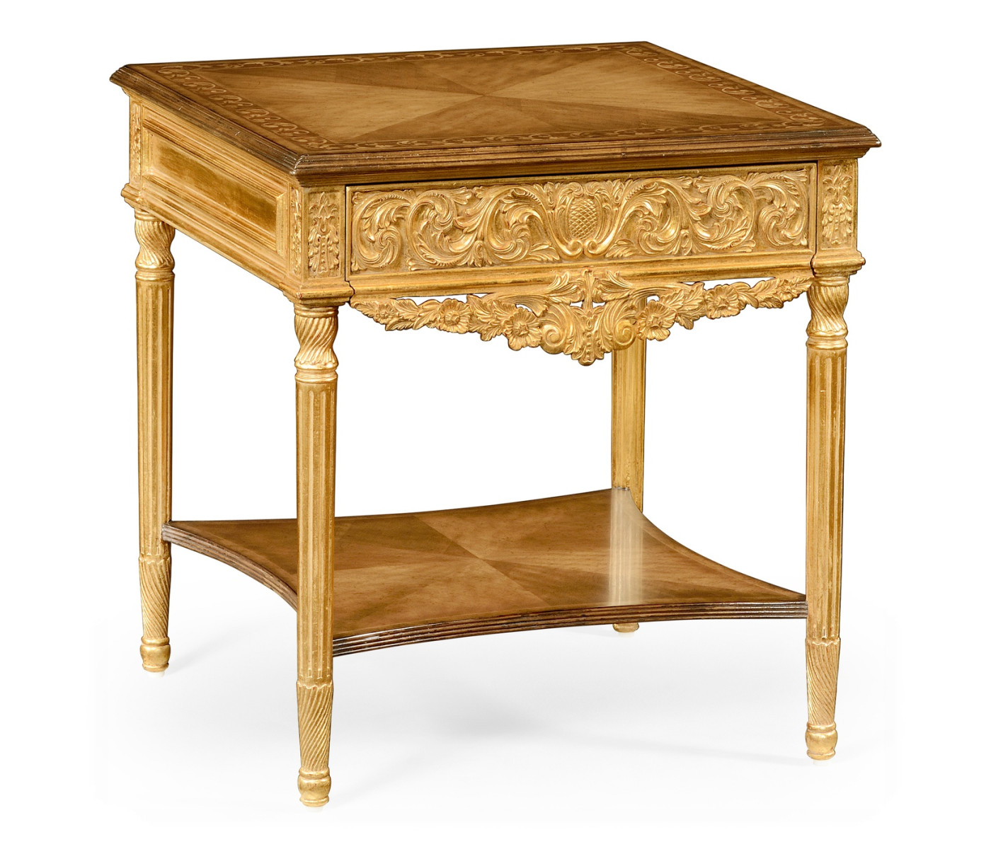 Louis XIV style rectangular side table