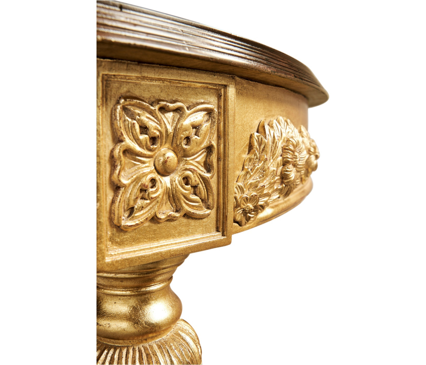 Napoleon III Gilded Demilune Console