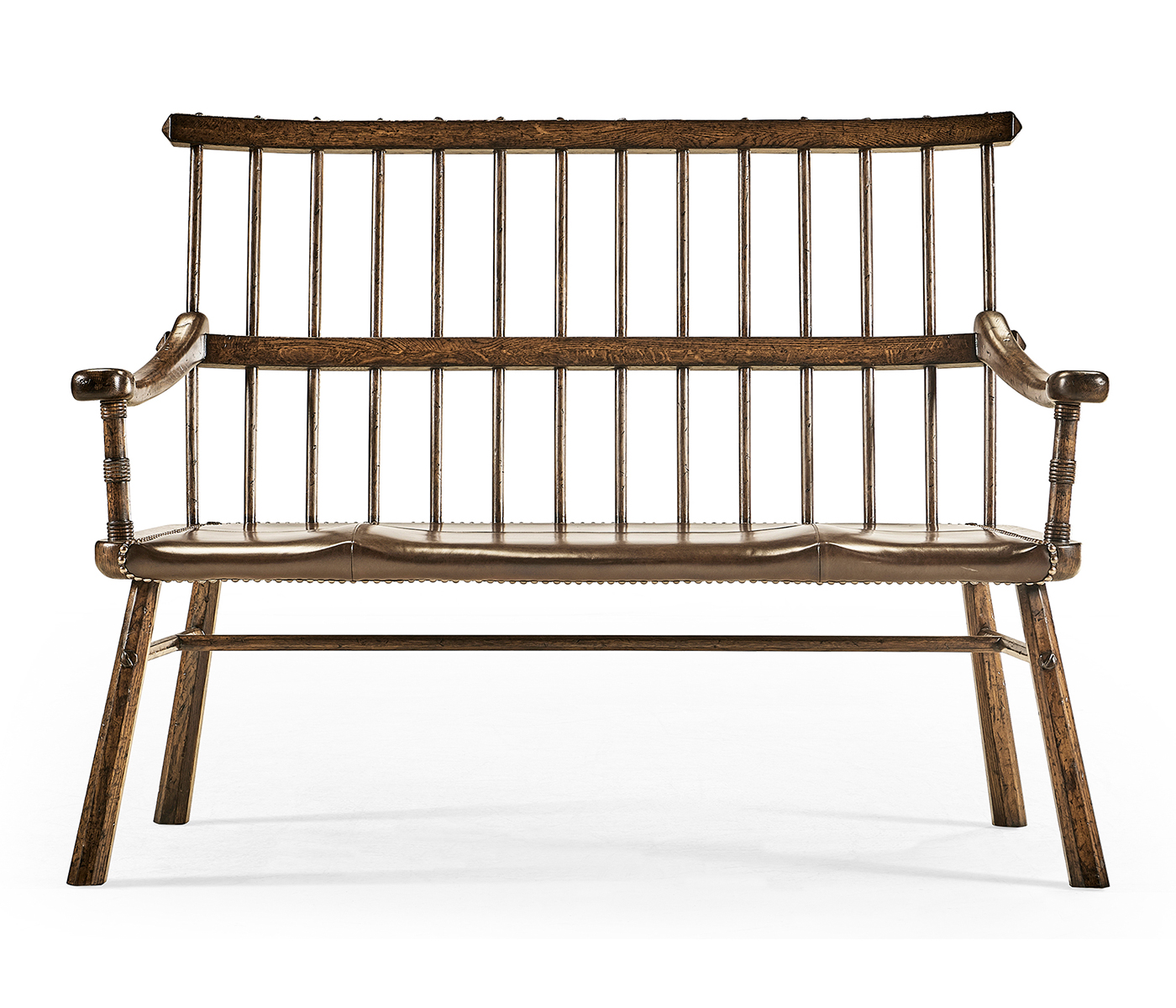 Rustic Style Dark Oak Country Bench