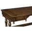Large Elizabethan Style Dark Oak Desk