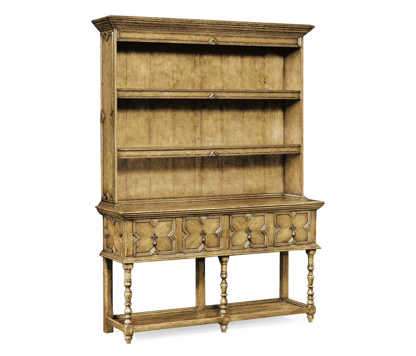 Tudor Style Natural Oak Welsh Dresser