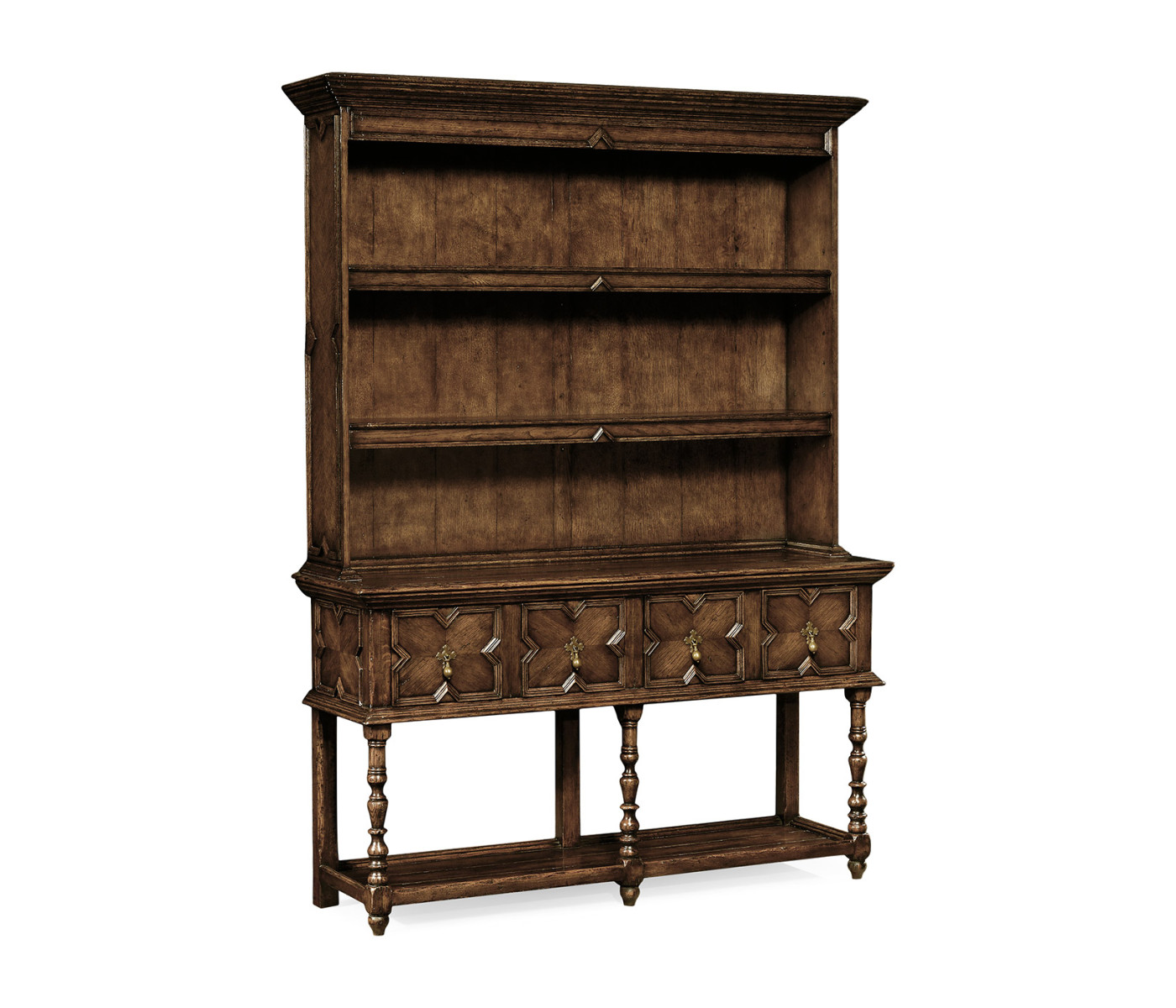 Tudor Style Dark Oak Welsh Dresser