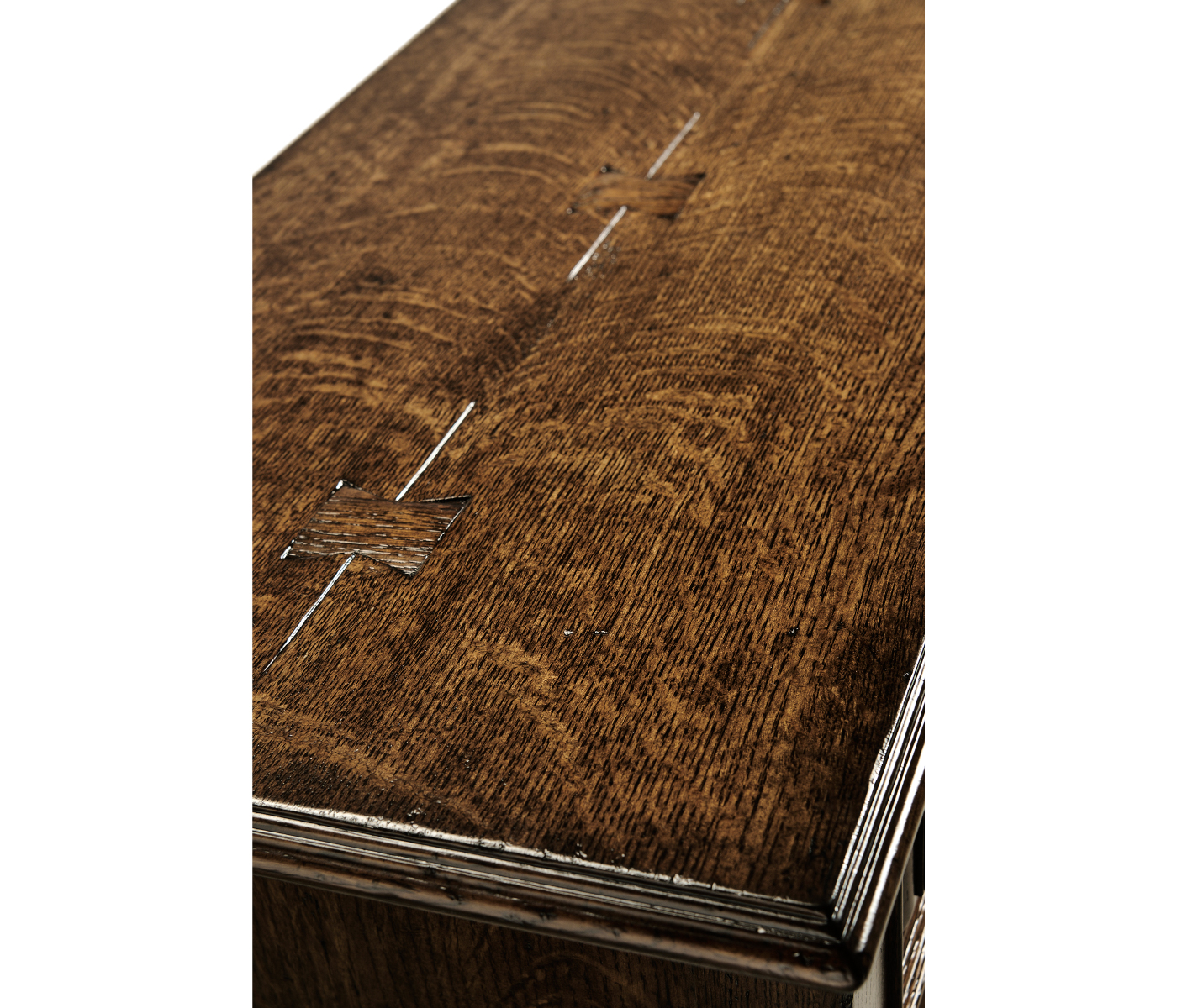 Large Elizabethan Style Dark Oak Console