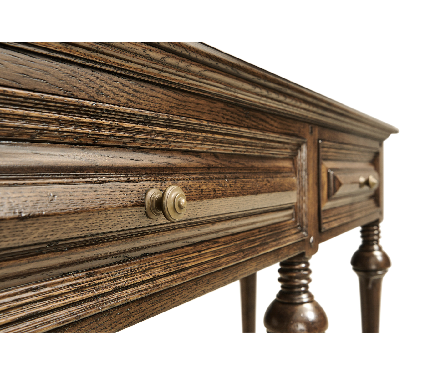 Large Elizabethan Style Dark Oak Console