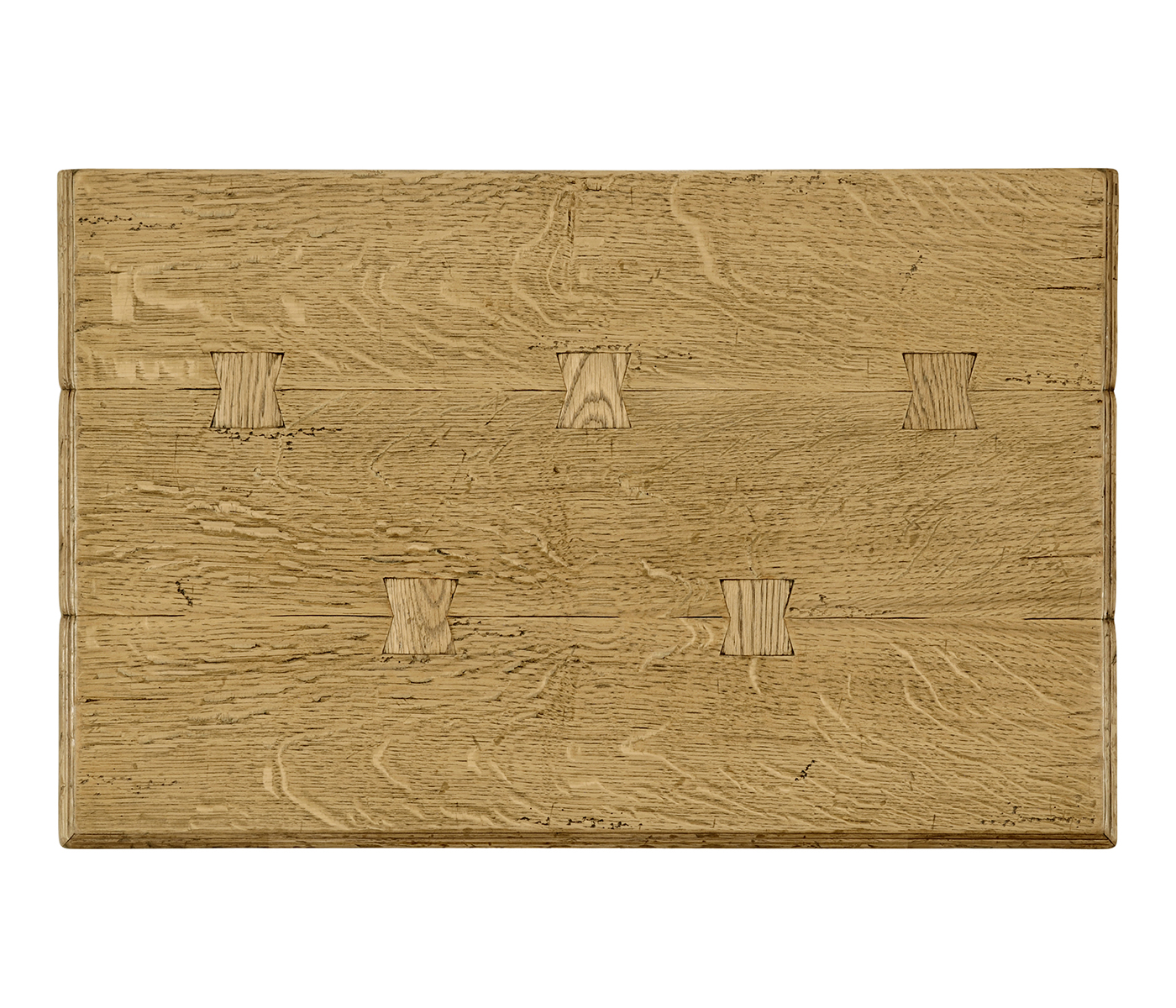 Elizabethan Style Natural Oak Rectangular Side Table