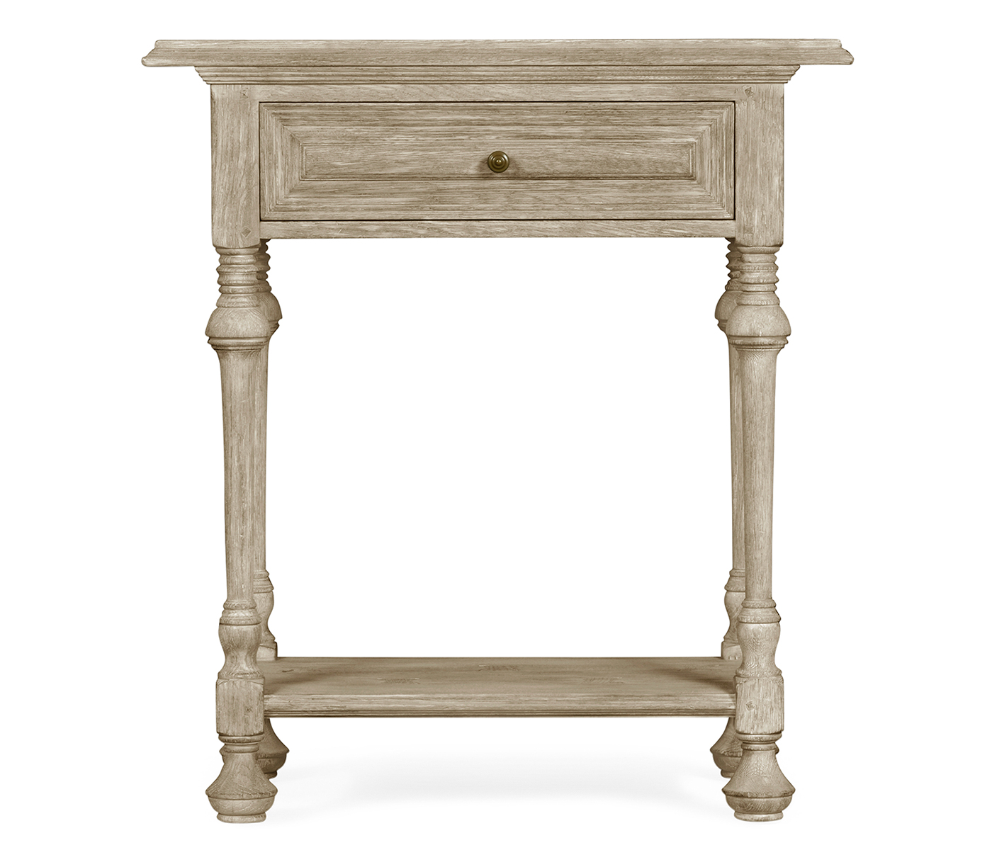Elizabethan Style Grey Oak Tray Table