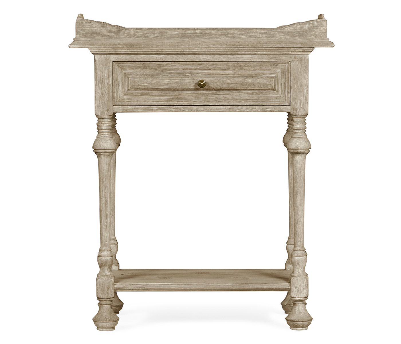 Elizabethan Style Grey Oak Tray Table