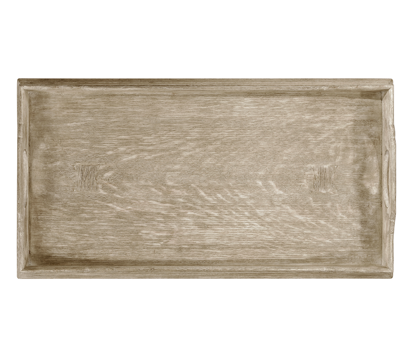 Elizabethan Style Grey Oak Tray Table
