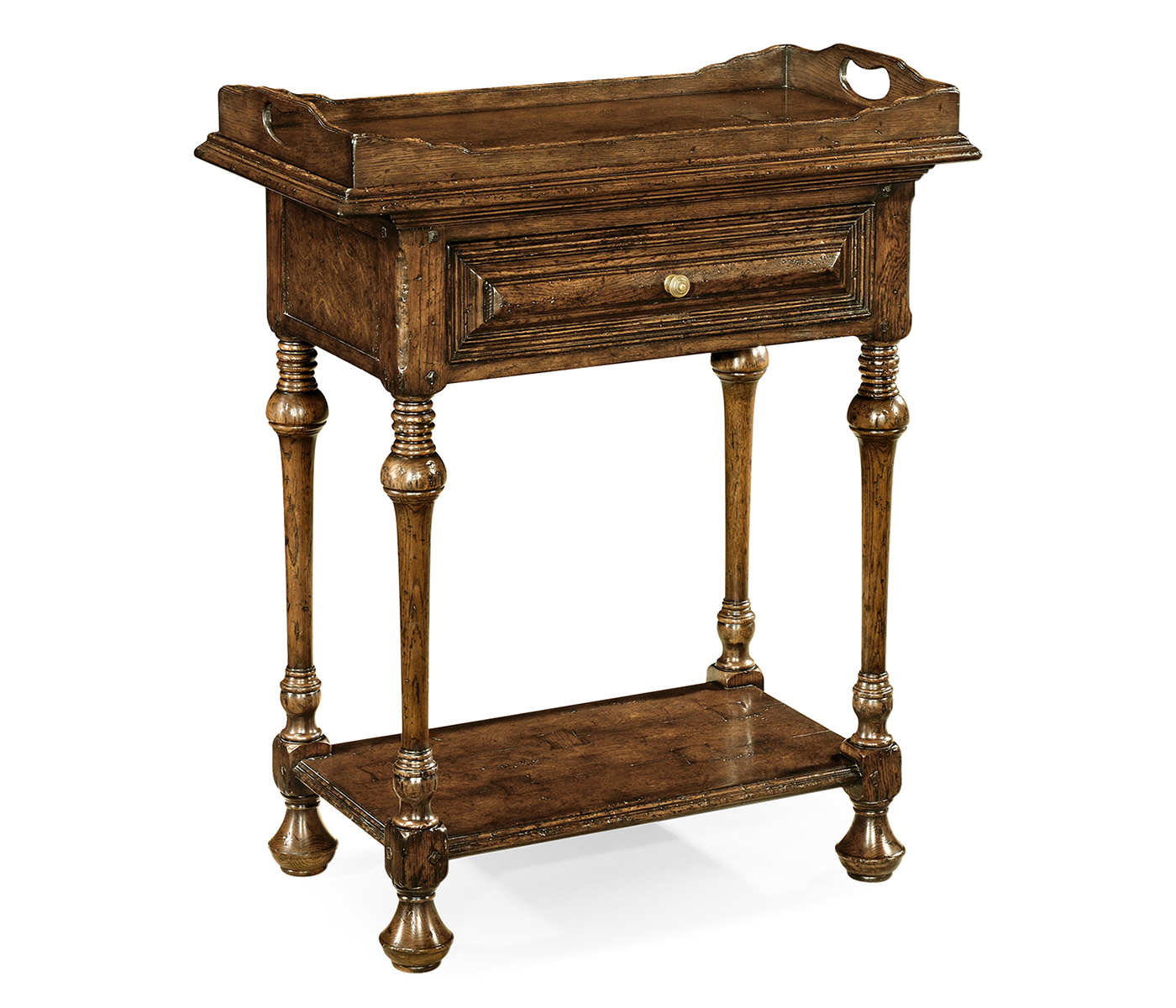 Elizabethan Style Dark Oak Tray Table