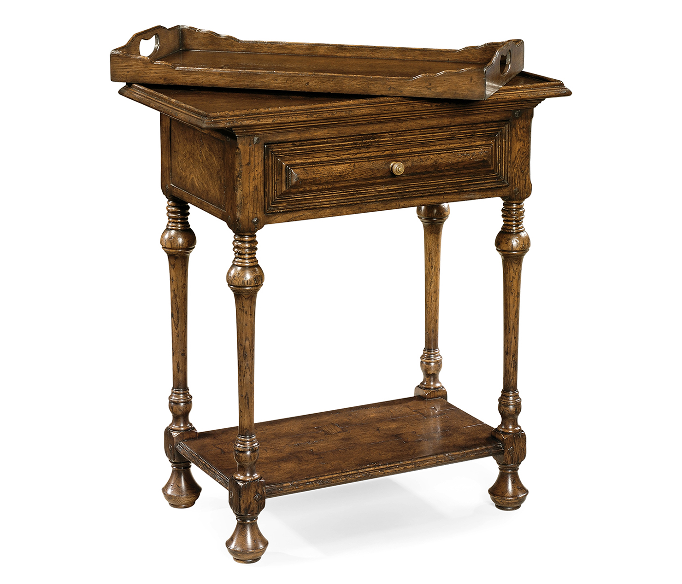 Elizabethan Style Dark Oak Tray Table