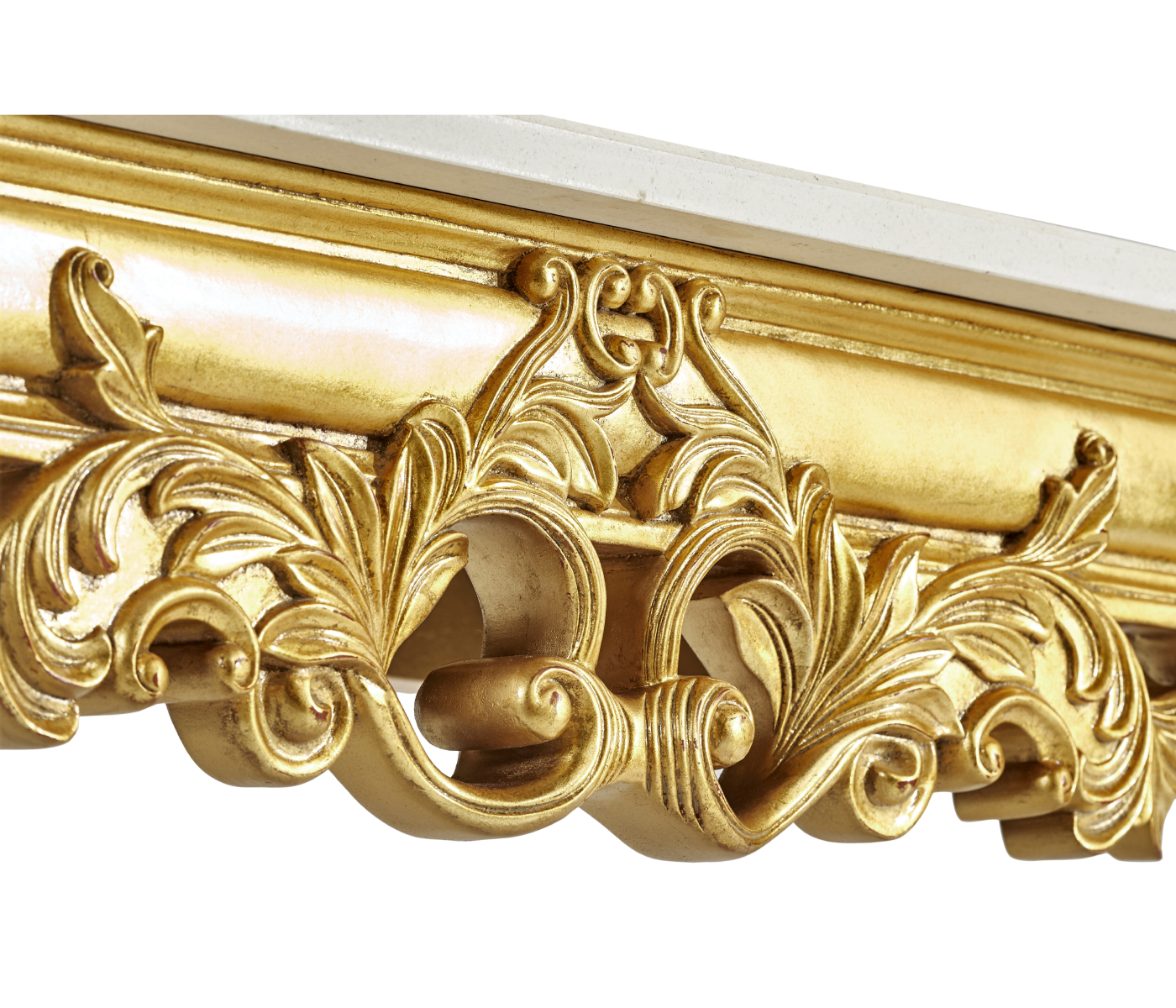 Marble Topped Baroque Gilded Console