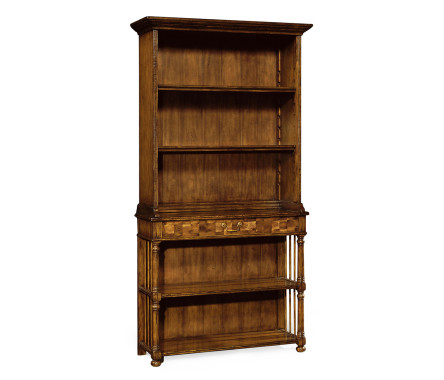 Walnut Tall Bookcase