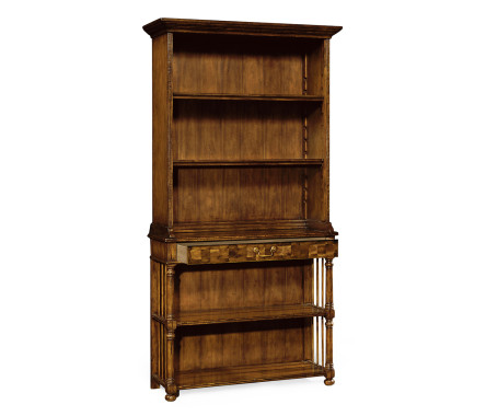 Walnut Tall Bookcase