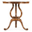 Walnut lamp table with satinwood inlaid top