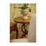 Walnut lamp table with satinwood inlaid top