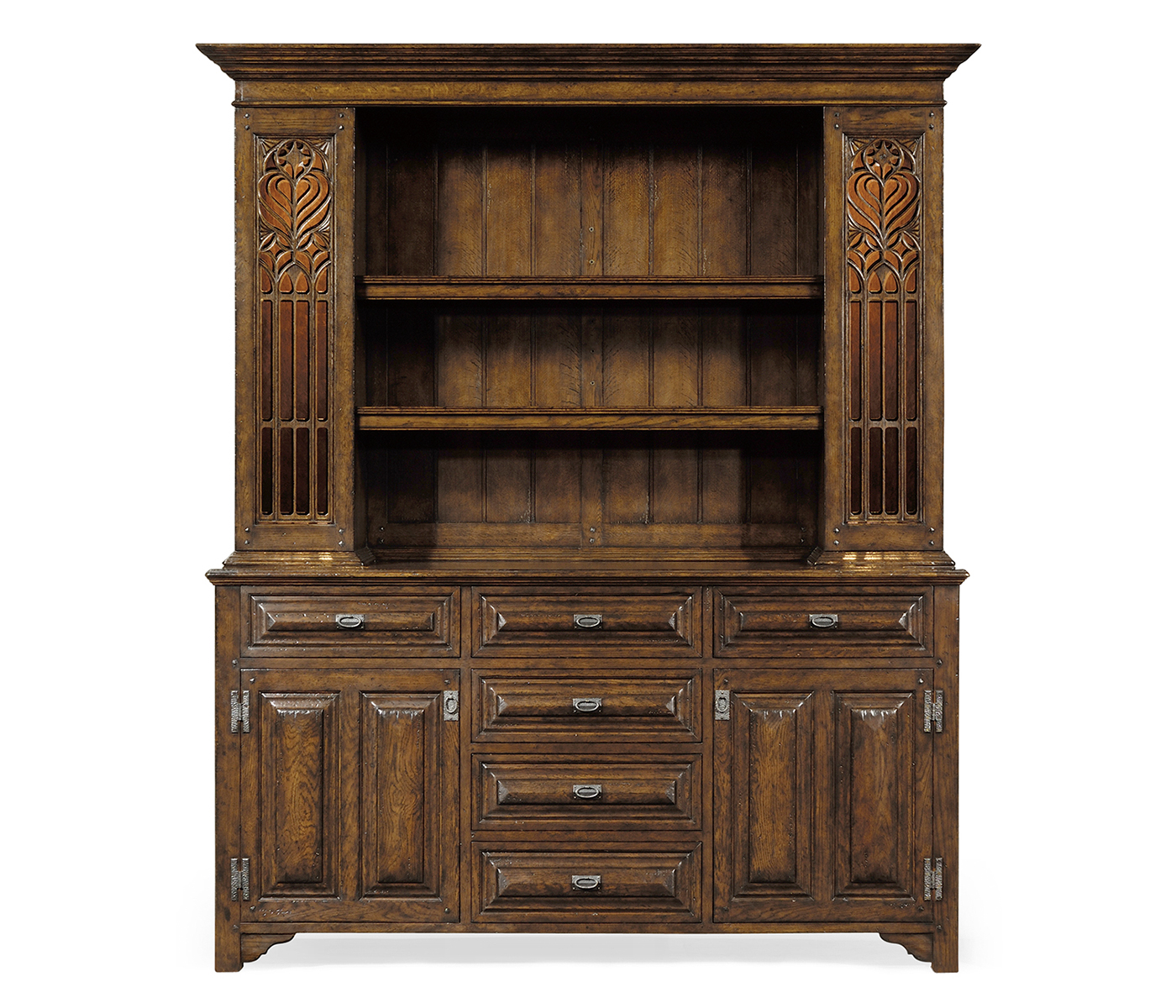 Oak Hutch with Dresser