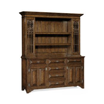 Oak Hutch with Dresser