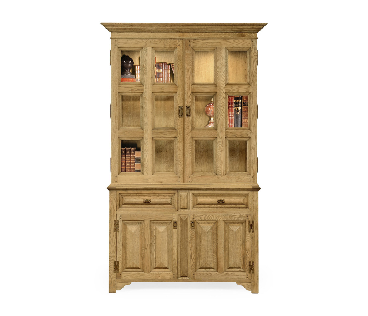 Tudorbethan Natural Oak China Cabinet