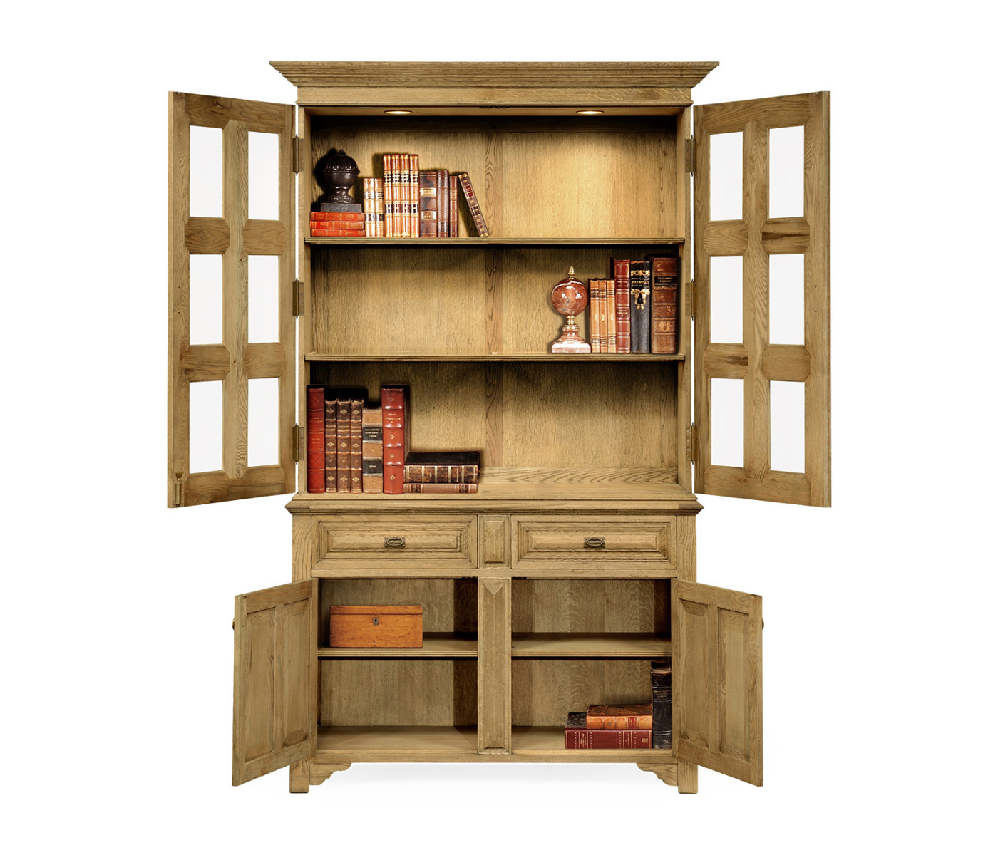 Tudorbethan Natural Oak China Cabinet