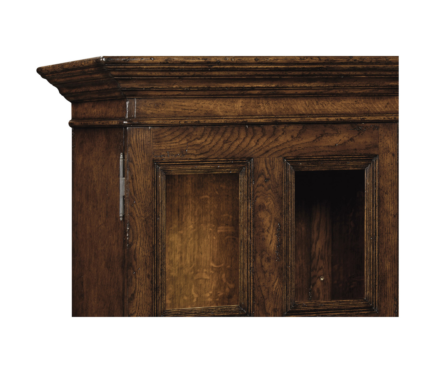 Tudorbethan Dark Oak China Cabinet