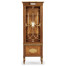 Narrow Satinwood Display Cabinet