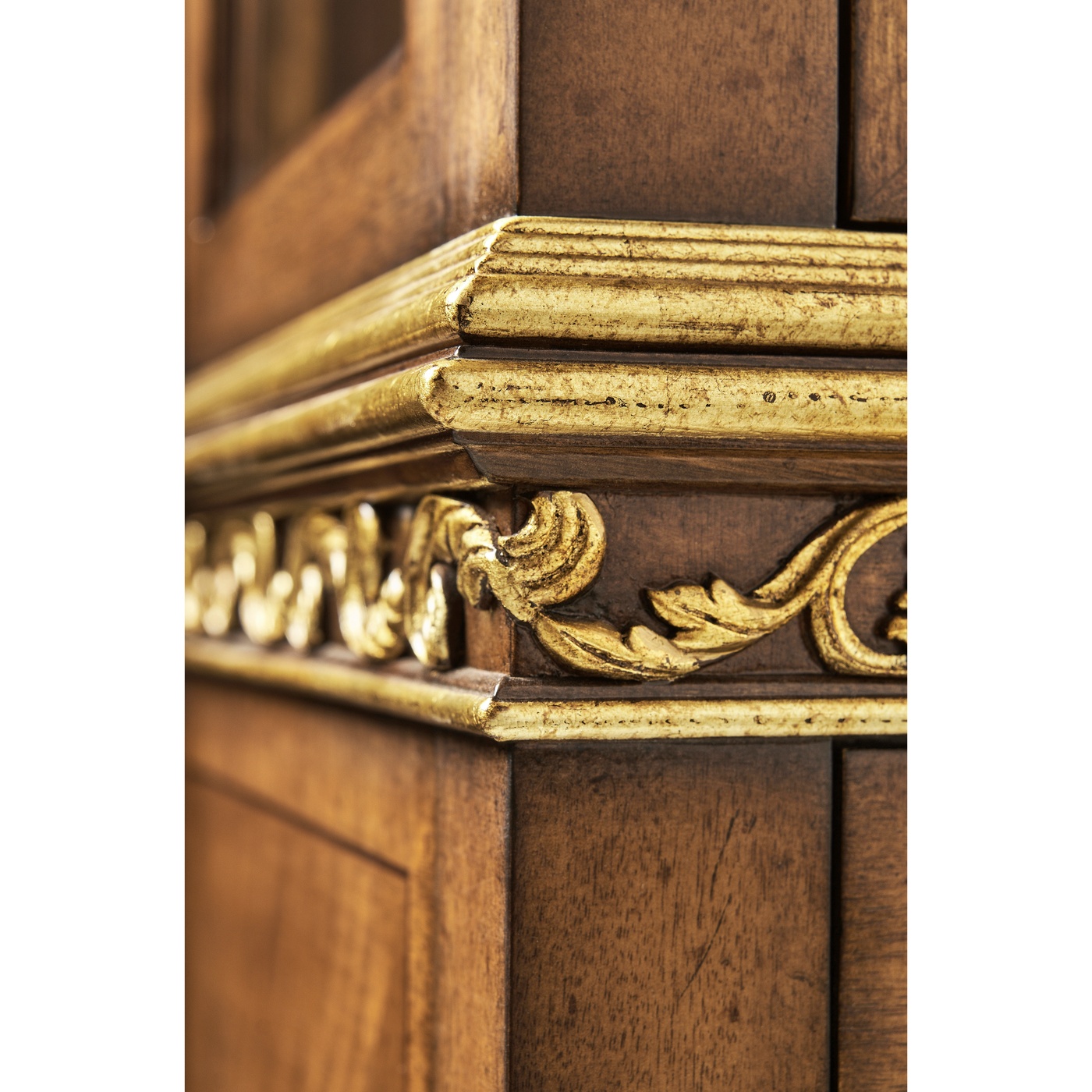 Narrow Satinwood Display Cabinet