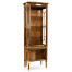 Narrow Satinwood Display Cabinet