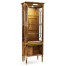 Narrow Satinwood Display Cabinet