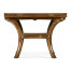 Figured Walnut Square To Circle Dining Table