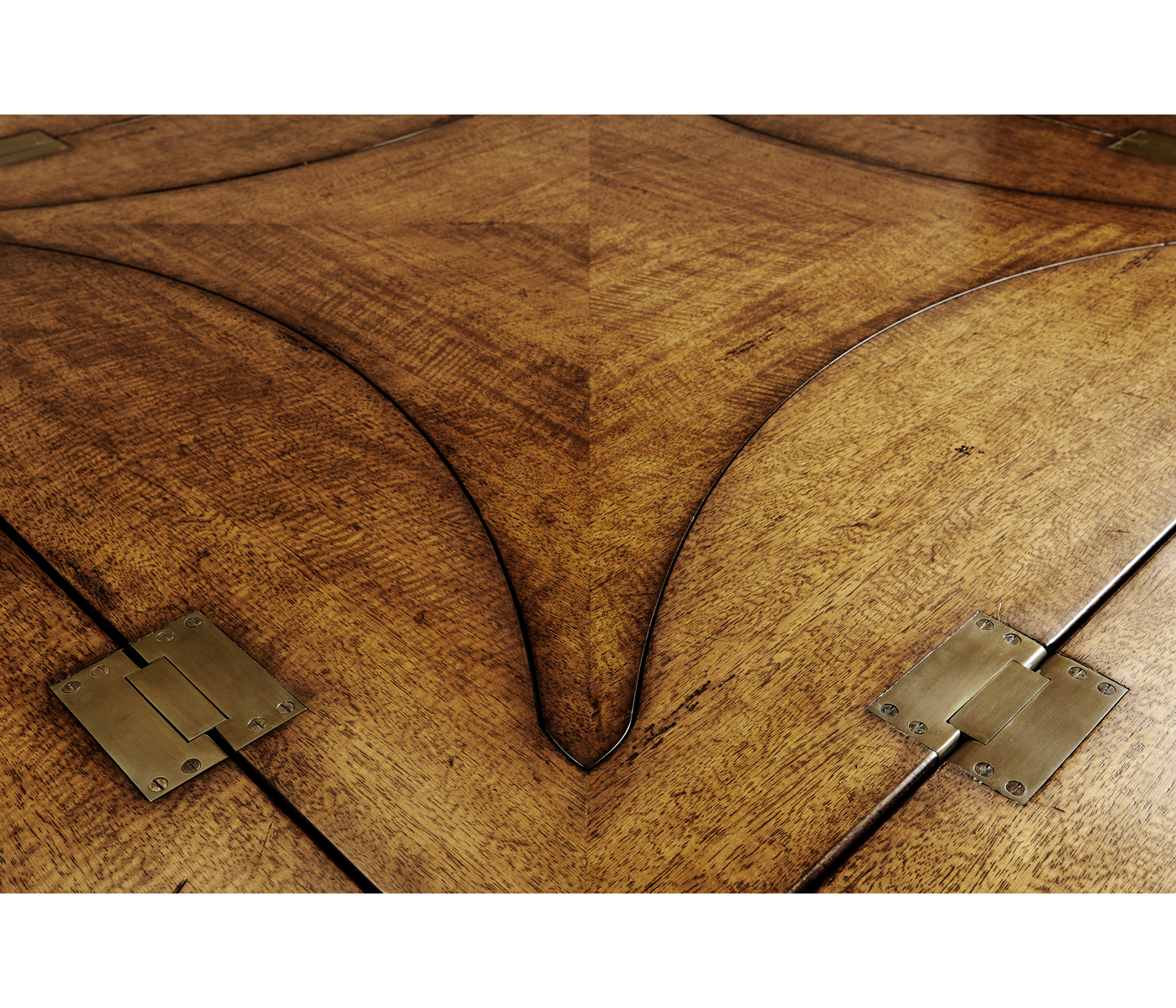 Figured Walnut Square To Circle Dining Table