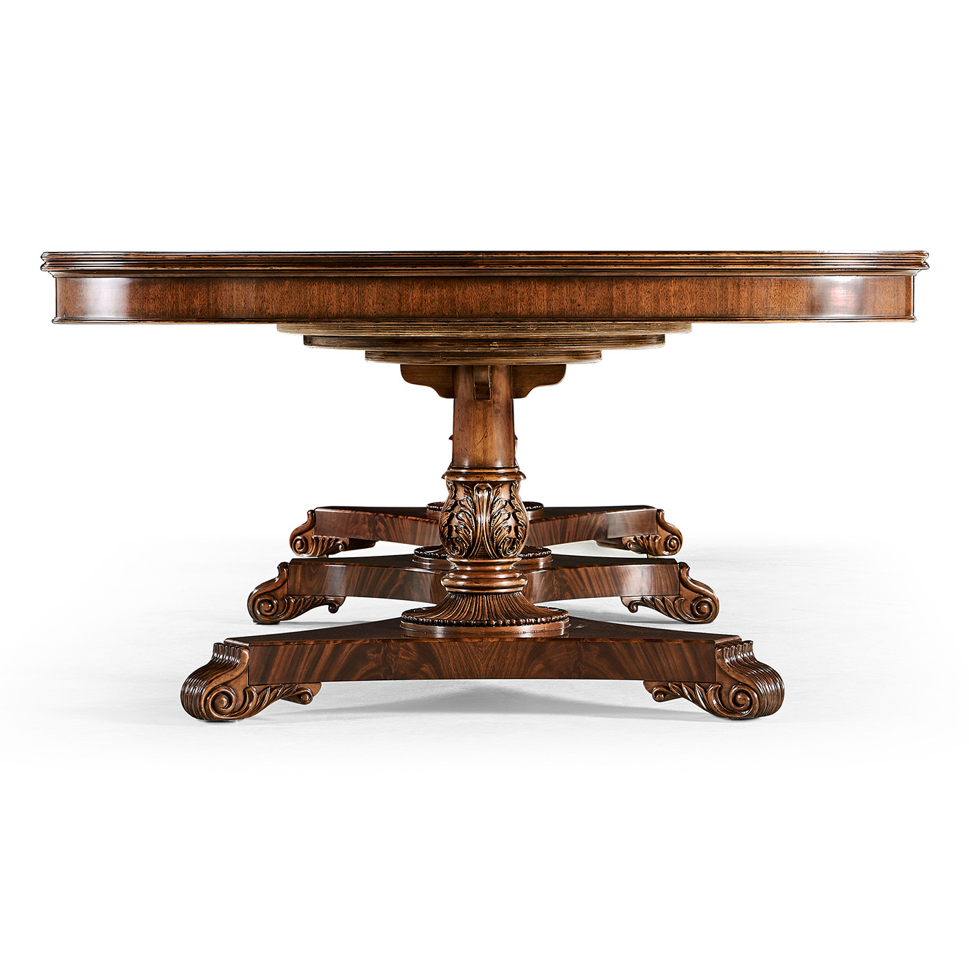 Mahogany Triple Pedestal Dining Table 158
