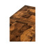Large Walnut Oyster Parquet Console