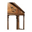 Large Walnut Oyster Parquet Console