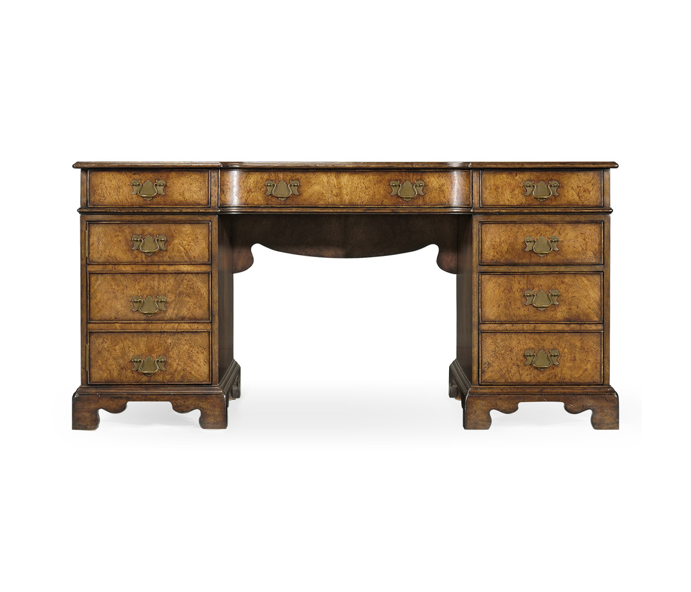 George I style pedestal desk