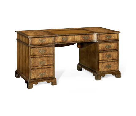 George I style pedestal desk