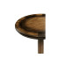Small Golden Ale Round Lamp Table
