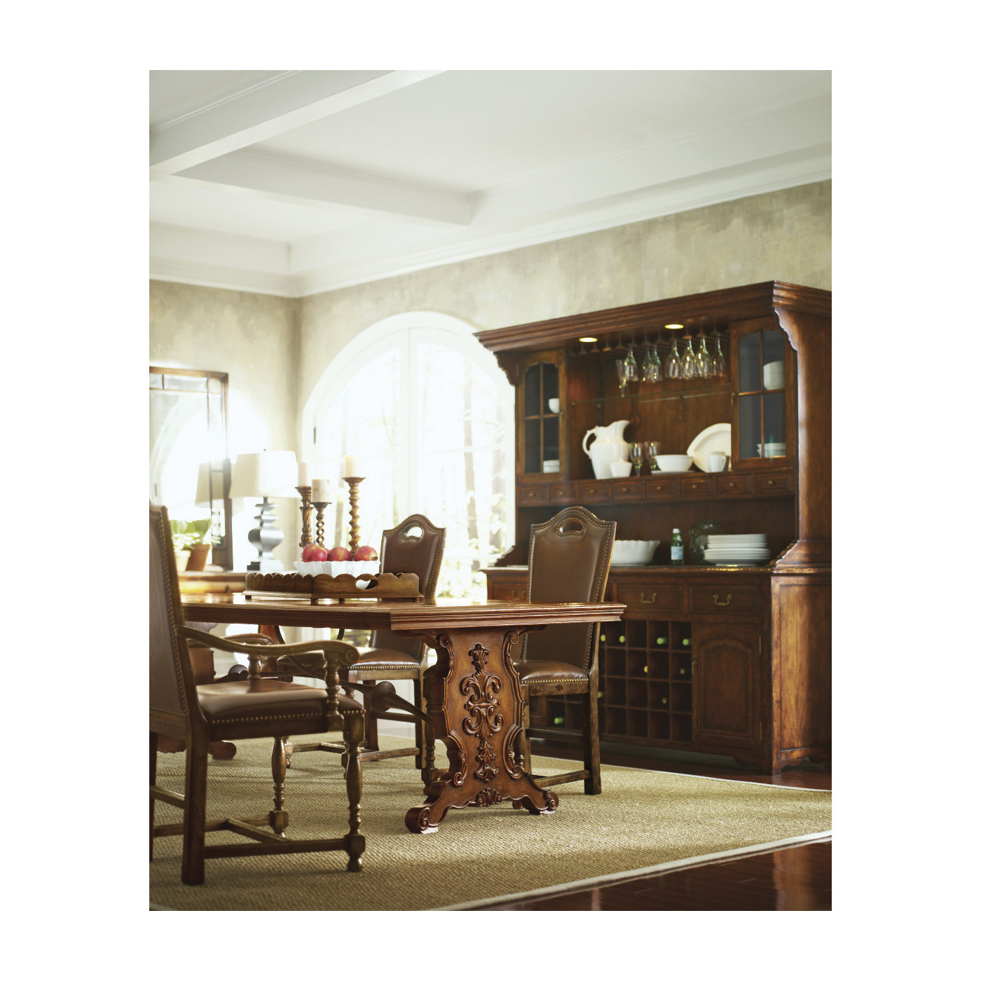 Pair of Rococo Style Walnut Candlesticks