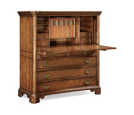 Walnut home office cabinet