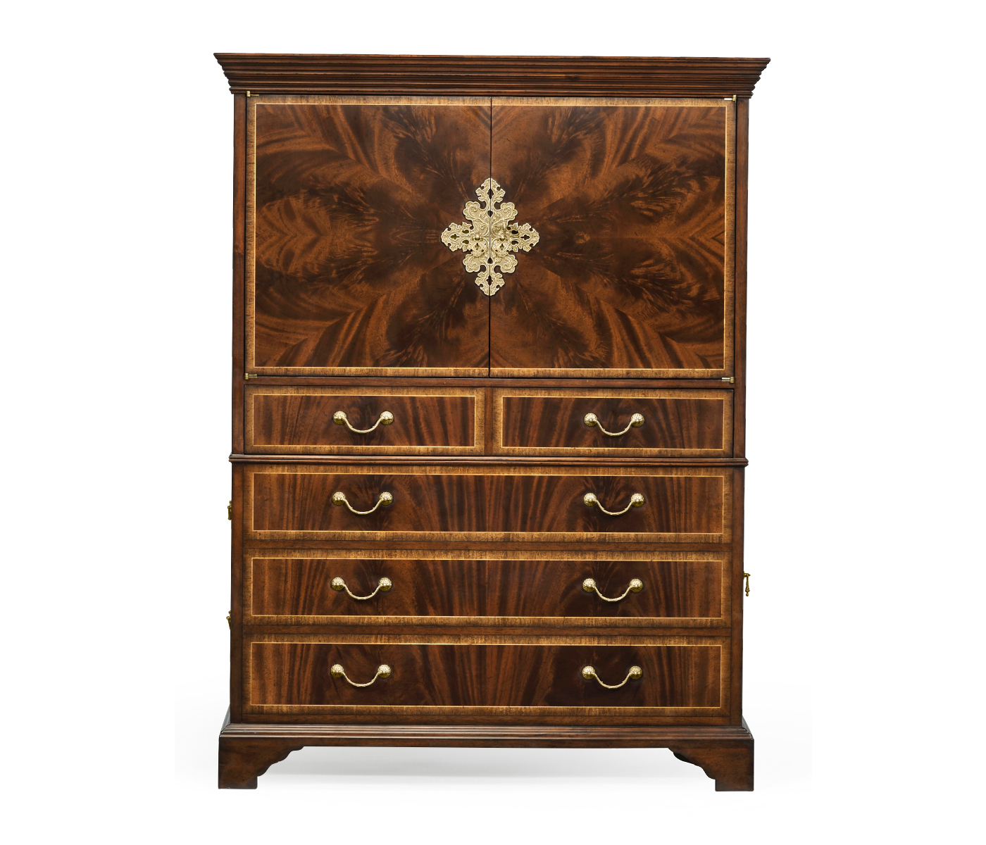 Mahogany Home Office Cabinet