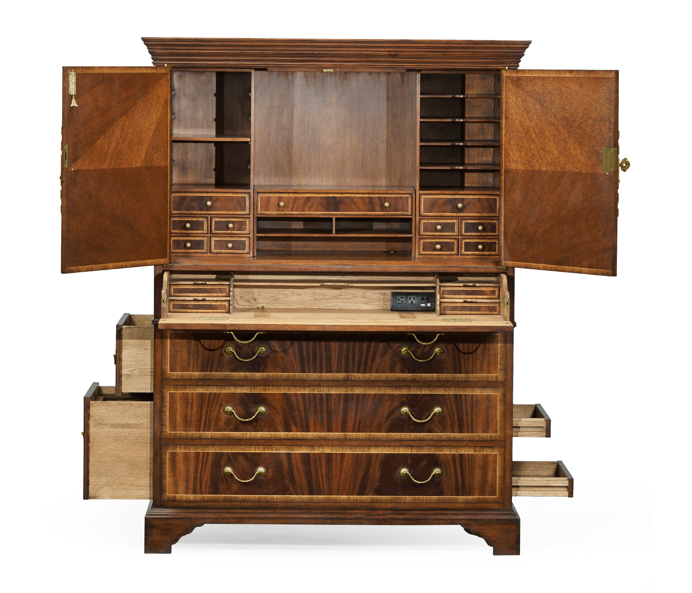 Mahogany Home Office Cabinet