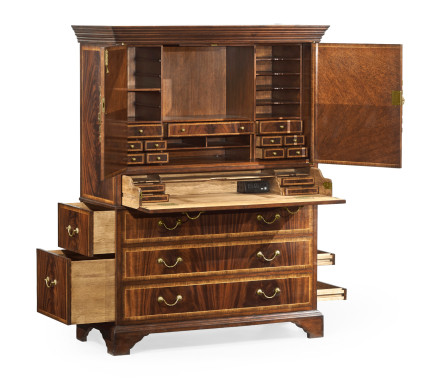 Mahogany Home Office Cabinet
