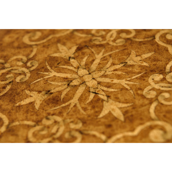 Small Circular Seaweed Marquetry Tray