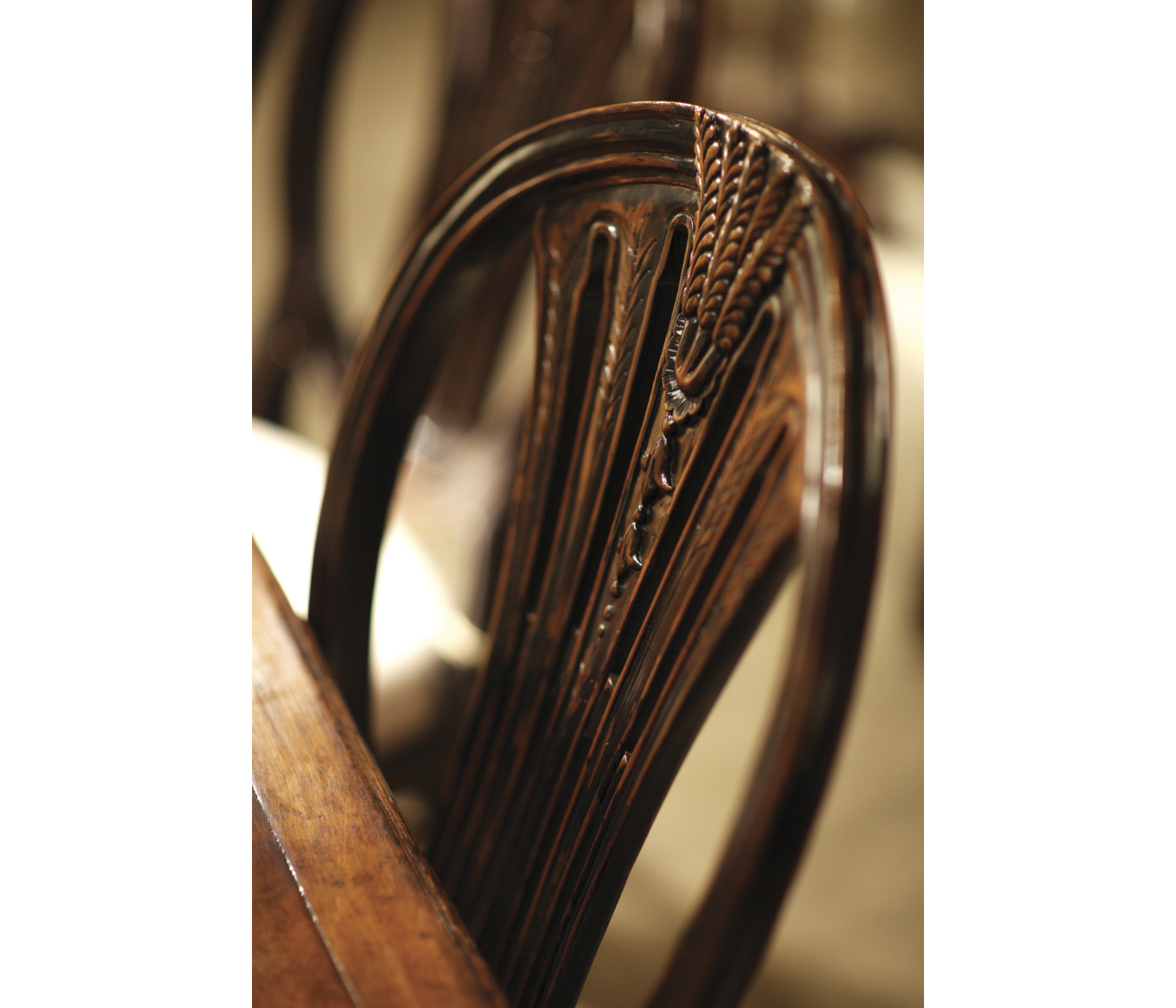 Hepplewhite Wheatsheaf Country Sage Side Chair