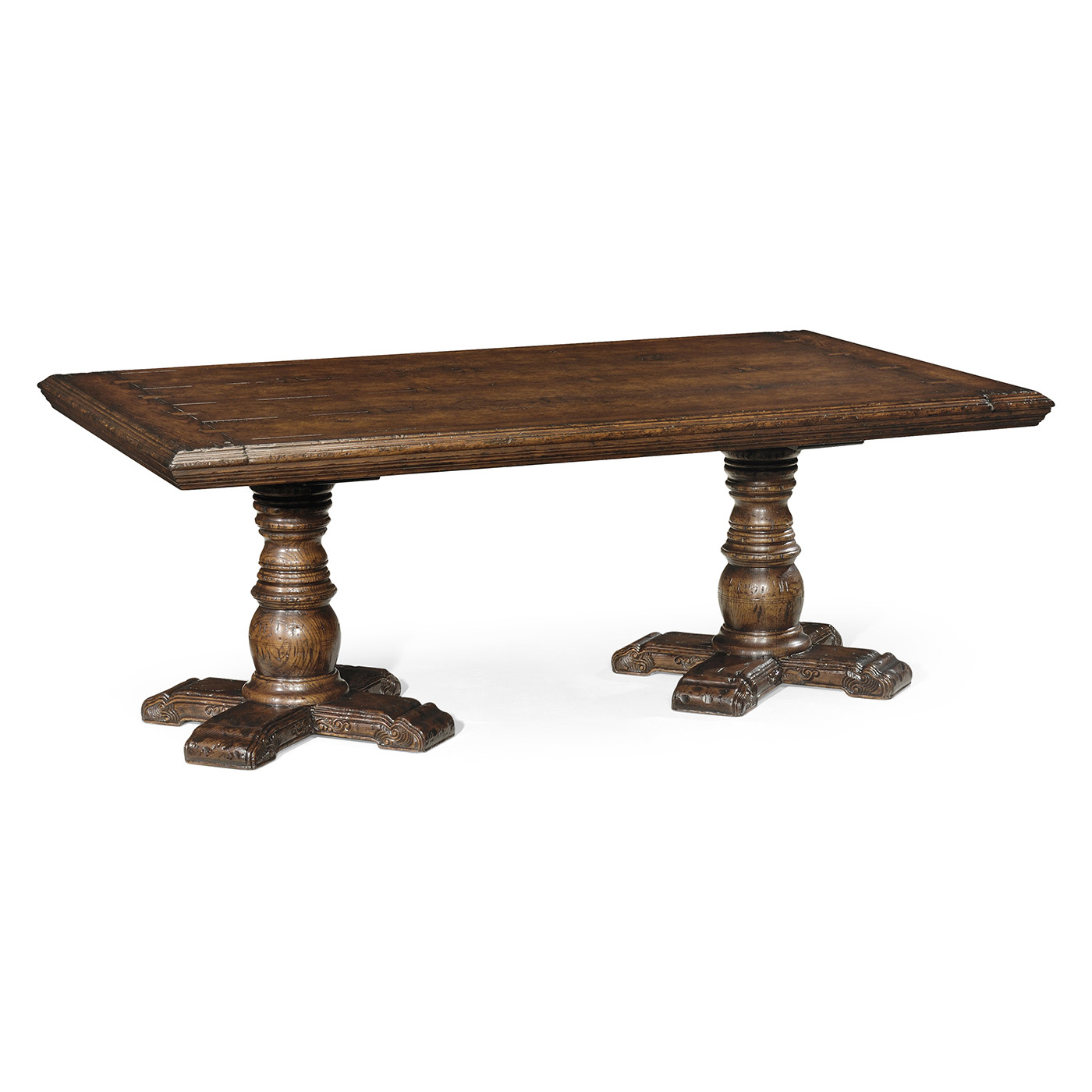 Twin Baluster Dark Oak Coffee Table