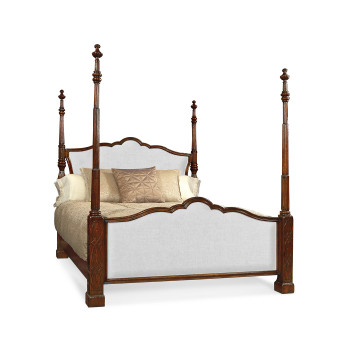 Four Poster Mahogany Cali King Bed